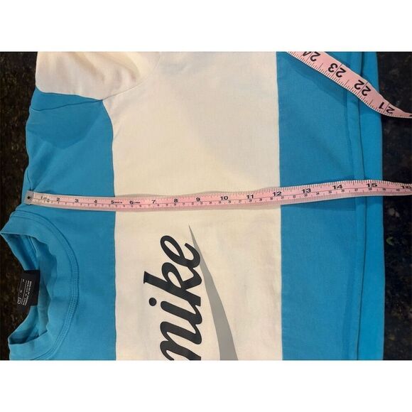 Nike Women's Cropped Colorblock Sweatshirt Multicolor Size M - Picture 6 of 7